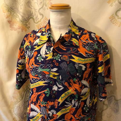KEONI OF HAWAII S/S ALOHA SHIRT “HOOLAULEA IN HAWAII”
