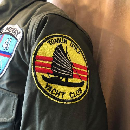 BUZZ RICKSONS Type A-2 DECK JACKET U.S.NAVY Patch Custom