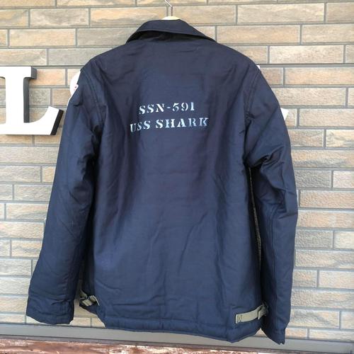 BUZZ RICKSONS Type A-2 DECK JACKET”SSN-591 SHARK”