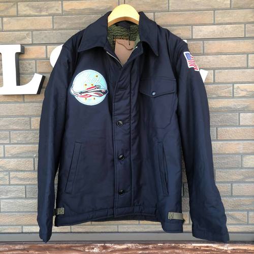 BUZZ RICKSONS Type A-2 DECK JACKET”SSN-591 SHARK”