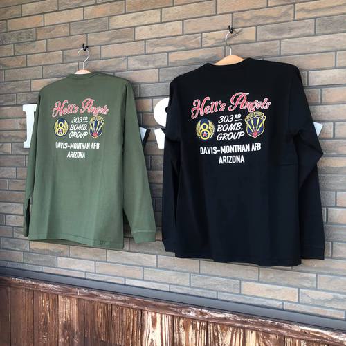 BUZZ RICKSONS L/S MILITARY T-SHIRT 303rd BOMB.GROUP