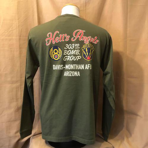 BUZZ RICKSONS L/S MILITARY T-SHIRT 303rd BOMB.GROUP