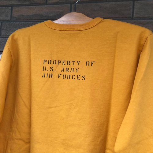 BUZZ RICKSONS L/S MILITARY T-SHIRT ARMY AIR FORCES