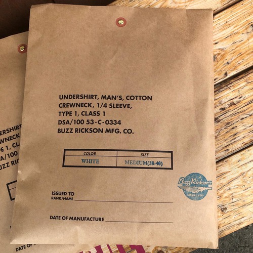 BUZZ RICKSONS PACKAGE T-SHIRT GOVERNMENT ISSUE