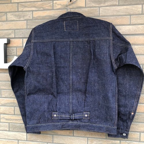 SUGAR CANE 砂糖黍製 13oz. 阿波藍混右綾 DENIM BLOUSE