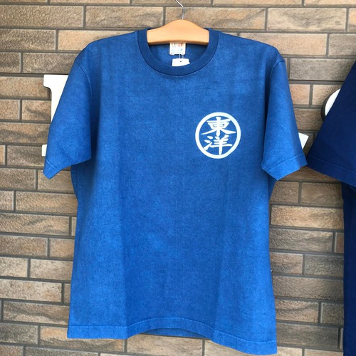 SUGAR CANE NATURAL DYE DISCHARGE PRINT T-SHIRT