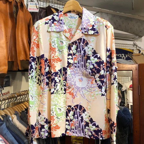 希少な長袖アロハシャツ! サンサーフ ROYAL FLOWER