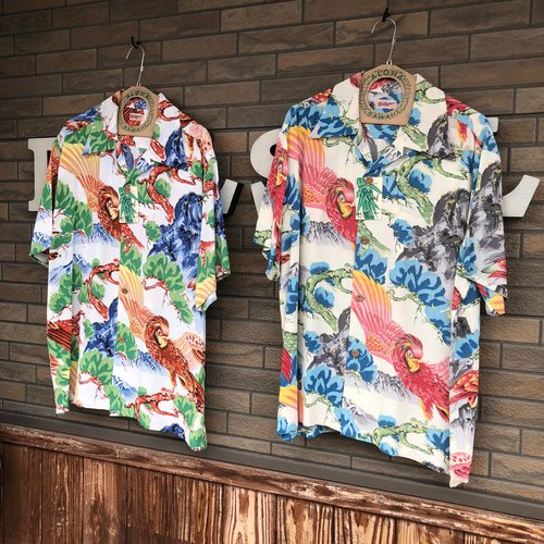 人気の和柄アロハ! SUN SURF S/S AROHA SHIRT “ISLAND EAGLE”