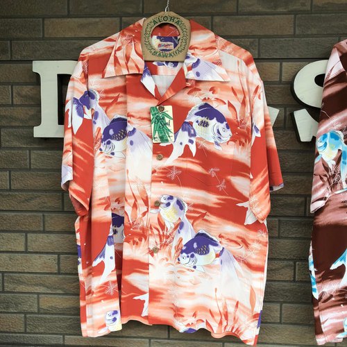 2022春夏最新アロハ!SUN SURF S/S AROHA SHIRT “GOLDFISH”