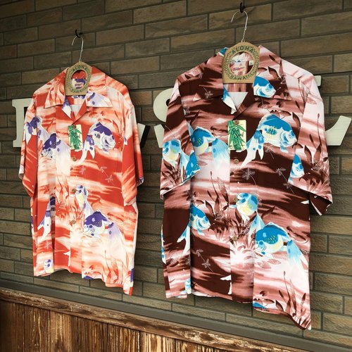 2022春夏最新アロハ!SUN SURF S/S AROHA SHIRT “GOLDFISH”