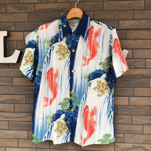 人気の”鯉”モチーフ和柄アロハ!SUN SURF SP S/S HAWAIIAN SHIRT “CARP/鯉”