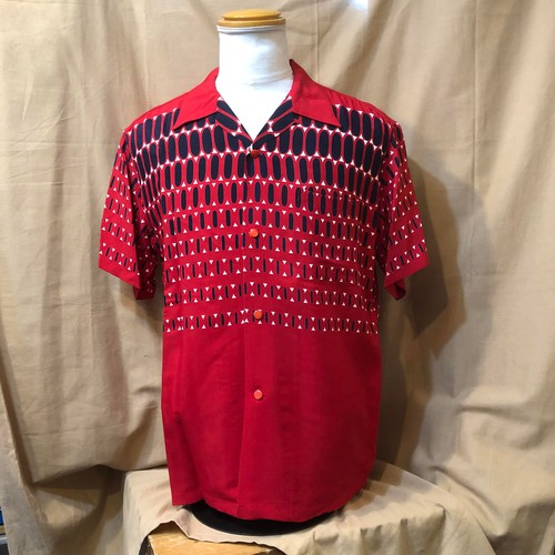 STAR OF HOLLYWOOD HD RAYON OPEN SHIRT “ELVIS DOTS”