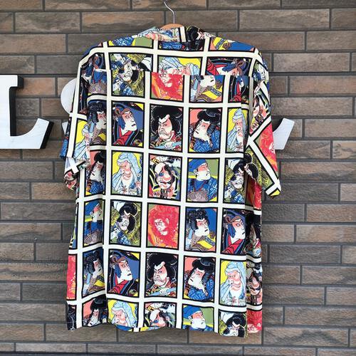 STAR OF HOLLYWOOD HIGH DENSITY RAYON OPEN SHIRT “KABUKI”