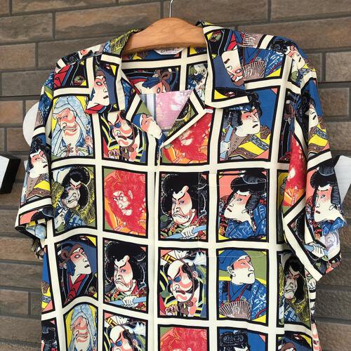 STAR OF HOLLYWOOD HIGH DENSITY RAYON OPEN SHIRT “KABUKI”