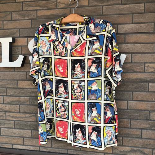 STAR OF HOLLYWOOD HIGH DENSITY RAYON OPEN SHIRT “KABUKI”