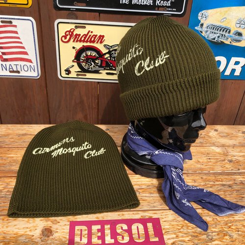 ステンシルカスタム・ニットキャップ!Buzz Ricksons A-4 MACHANIC CAP