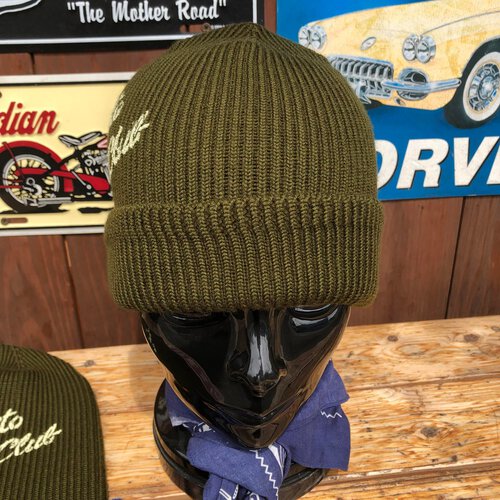 ステンシルカスタム・ニットキャップ!Buzz Ricksons A-4 MACHANIC CAP