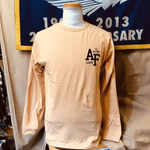 BUZZ RICKSONS × PEANUTS ロンT SNOOPY U.S. AIR FORCE ACADEMY