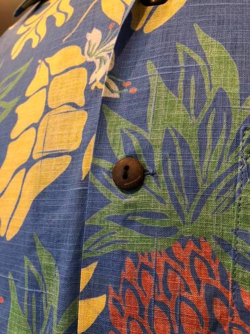 SUN SURF C/L SLUBYARN OPEN SHIRT 『THE GRACE OF ISLAND』BLUE