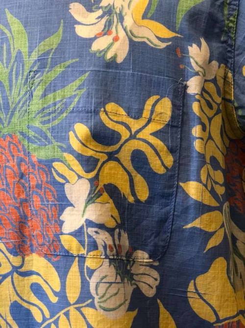 SUN SURF C/L SLUBYARN OPEN SHIRT 『THE GRACE OF ISLAND』BLUE