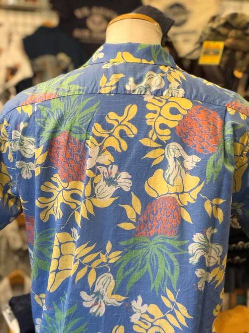 SUN SURF C/L SLUBYARN OPEN SHIRT 『THE GRACE OF ISLAND』BLUE