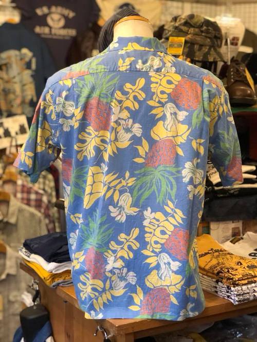 SUN SURF C/L SLUBYARN OPEN SHIRT 『THE GRACE OF ISLAND』BLUE