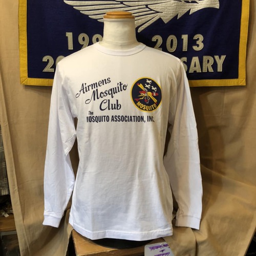 BUZZ RICKSONS L/S T-SHIRT AIRMENS MOSQUITO CLUB