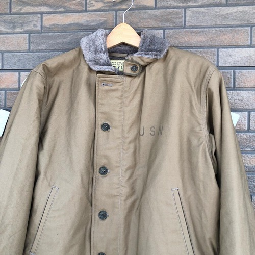 BUZZ RICKSONS Type N-1 DECK JACKET NAVY DEPARTMENTKHAKI