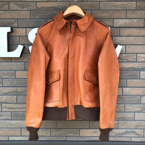 BUZZ RICKSONS Type A-2 BUZZ RICKSON CLOTHING.CO.R.BROWN