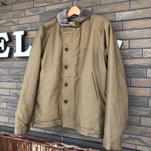 BUZZ RICKSONS Type N-1 DECK JACKET NAVY DEPARTMENTKHAKI