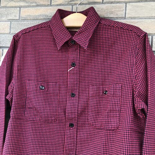 人気の千鳥格子柄ネルシャツ!SUGAR CANE TWILL CHECK L/S WORK SHIRT