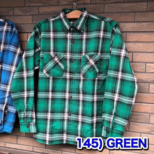 オンブレーチェックネル!SUGAR CANE TWILL CHECK L/S WORK SHIRT