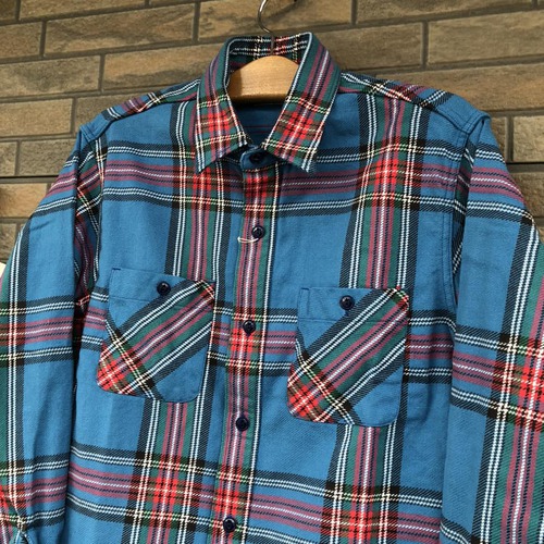 SUGAR CANE TWILL CHECK L/S WORK SHIRT SC28959-125