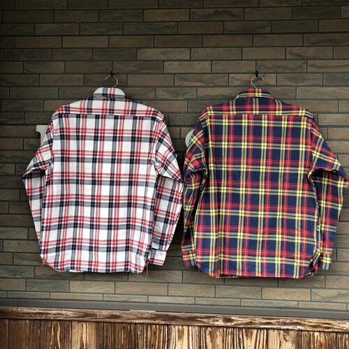 SUGAR CANE TWILL CHECK L/S WORK SHIRT SC28960-105/128