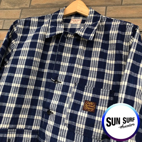 SUN SURF by SAILOR MOKU PRODUCTS PALAKA CHECK WORK JACKET