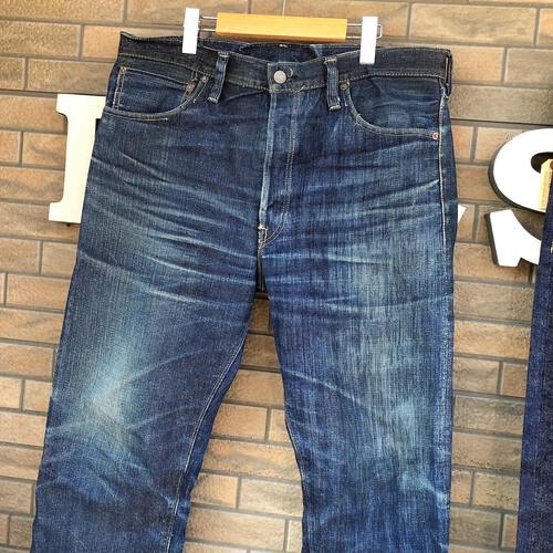 生産終了モデル!SUGAR CANE 砂糖黍製 琉球藍混 × HAWAII藍混 14oz. DENIM SLIM
