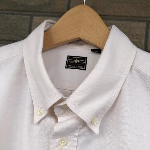 SUGAR CANE 5oz. SELVEDGE OXFORD BUTTON DOWN SHIRT