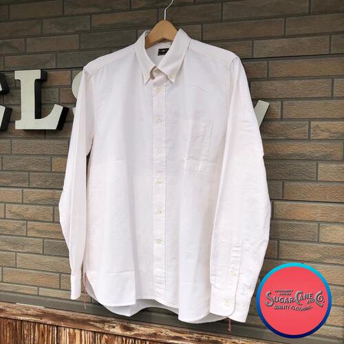SUGAR CANE 5oz. SELVEDGE OXFORD BUTTON DOWN SHIRT