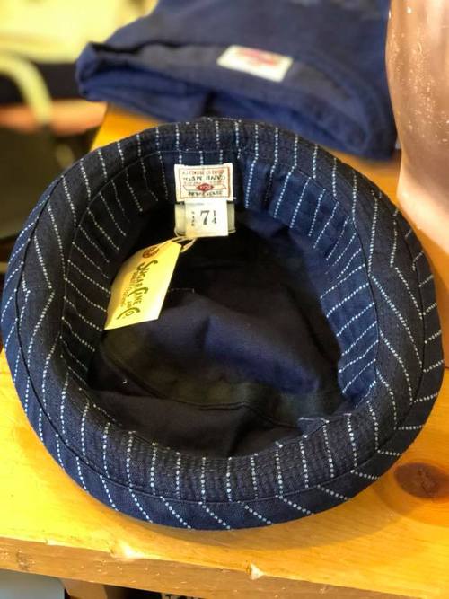 奇跡の再入荷!SUGAR CANE WABASH STRIPE PORKPIE HAT