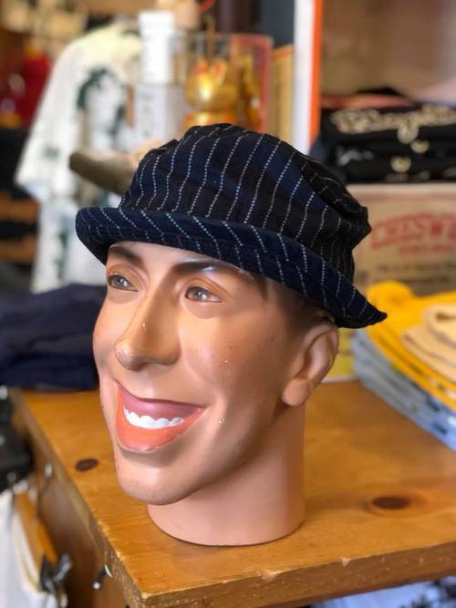 奇跡の再入荷!SUGAR CANE WABASH STRIPE PORKPIE HAT