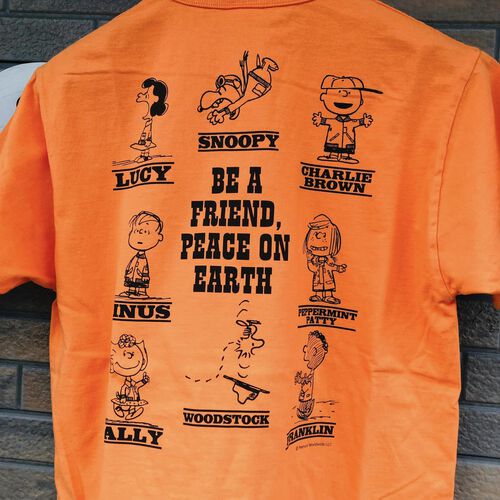 BUZZ RICKSONS × PEANUTS S/S T-SHIRT BE A FRIEND