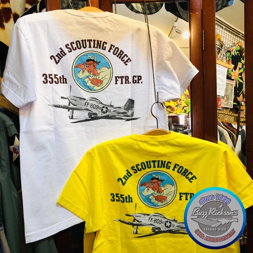 人気のミリタリーTee！BUZZ RICKSONS S/S T-SHIRT 2nd SCOUTING FORCE