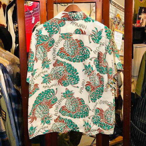 最新アロハ! SUN SURF S/S HAWAIIAN SHIRT “THE PINEAPPLE ISLANDS”