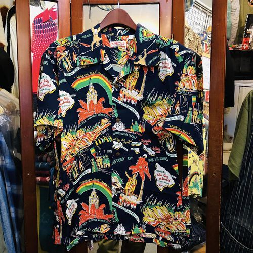 最新アロハ!SUN SURF S/S HAWAIIAN SHIRT HISTORY OF THE ISLANDS