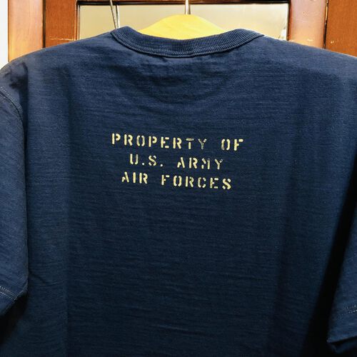 BUZZ RICKSONS SLUB YARN T-SHIRT U.S. AIR FORCE