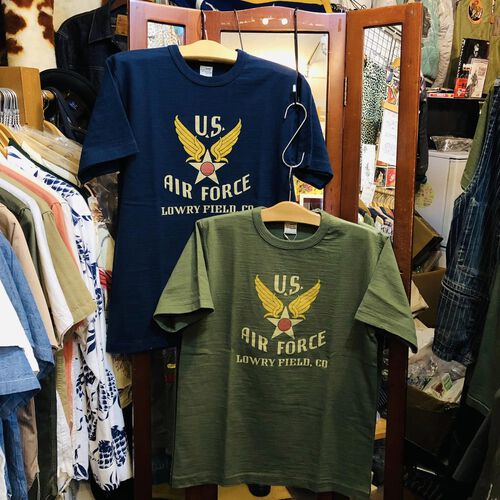 BUZZ RICKSONS SLUB YARN T-SHIRT U.S. AIR FORCE