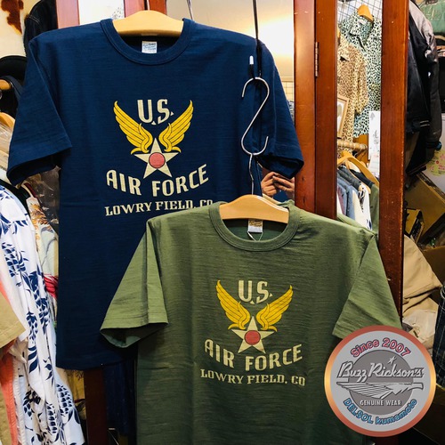 BUZZ RICKSONS SLUB YARN T-SHIRT U.S. AIR FORCE
