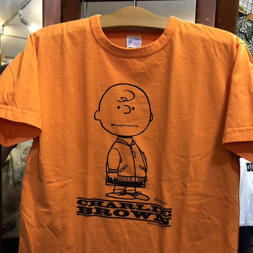 バズリクソンズ×ピーナッツ ファイナル！ S/S T-SHIRT CHARLIE BROWN Type MA-1