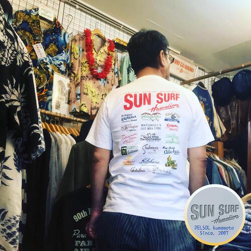 店長おススメモデル・着用例!SUNSURF SLUB YARN T-SHIRT SPECIAL EDITION