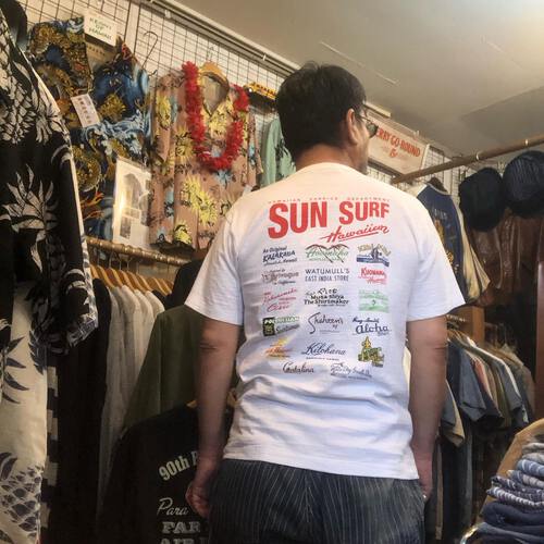 店長おススメモデル・着用例!SUNSURF SLUB YARN T-SHIRT SPECIAL EDITION